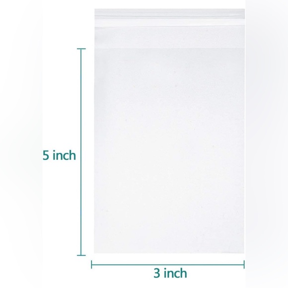 3’x 5” 3mil thick Cellophane Bags Bulk Lot Resellers Storage Crafting Jewelry - Picture 2 of 8